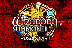 Wizardry Summoner Title Screen